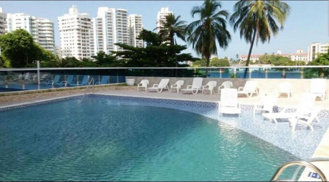 Apartamento Con Vista Al Laguito Y Al Mar Cartagena المظهر الخارجي الصورة