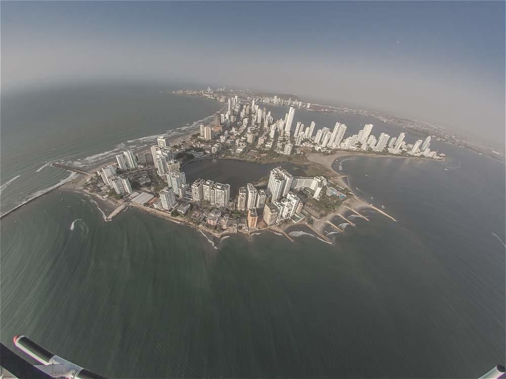 Apartamento Con Vista Al Laguito Y Al Mar Cartagena المظهر الخارجي الصورة